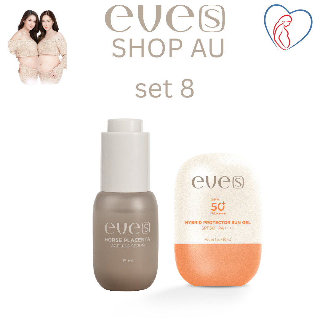ชุดบำรุงผิวคุณแม่ 8 - 1 เซรั่มอีฟส์ /1 กันแดด ซันเจล