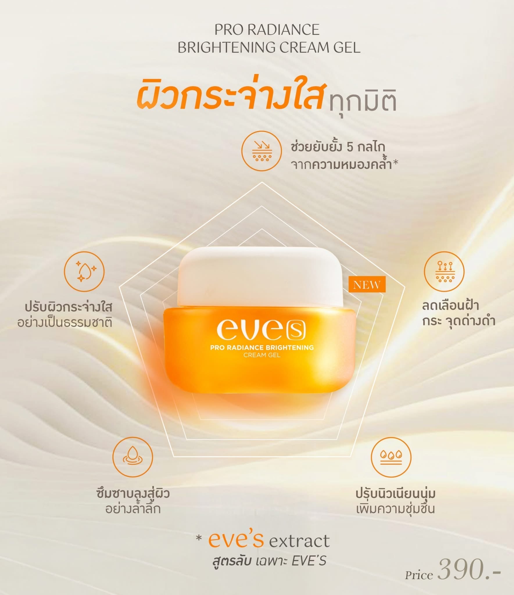 ครีมเจลใหม่