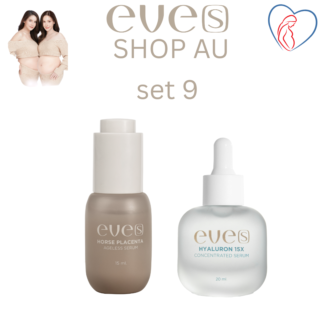 ชุดบำรุงผิวคุณแม่ 9 - 1 เซรั่มอีฟส์ /1 ไฮยา