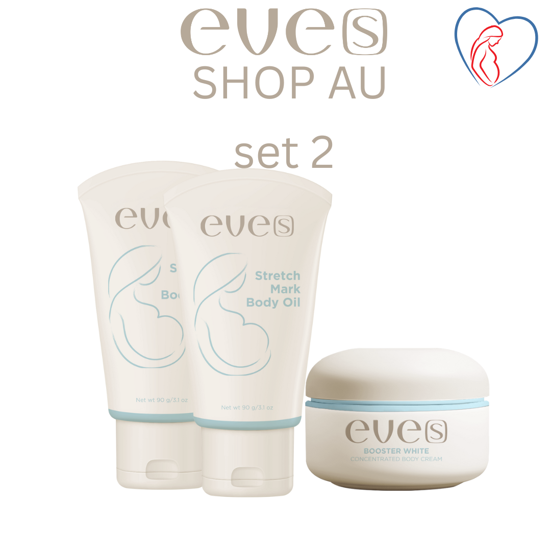ชุดบำรุงผิวคุณแม่ 2 - 2 อีฟส์ออย / 1 บูสเตอร์ฟ้า