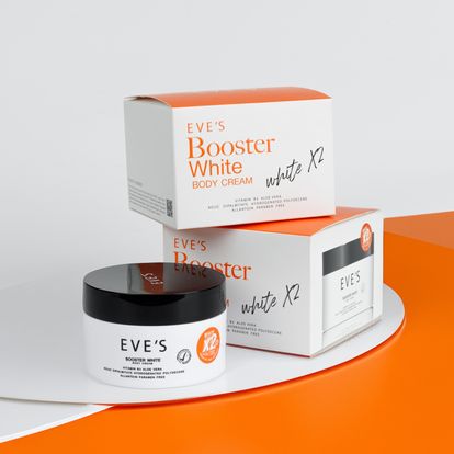 ***2025 ผลิตใหม่ -BOOSTER WHITE BODY CREAM (WHITE X2) บูสเตอร์ ไวท์ บอดี้ ครีม (ขาว X2) ปรับผิวขาวกระจ่างใส เพิ่มความชุมชื้น มากกว่าเดิม 2 เท่า