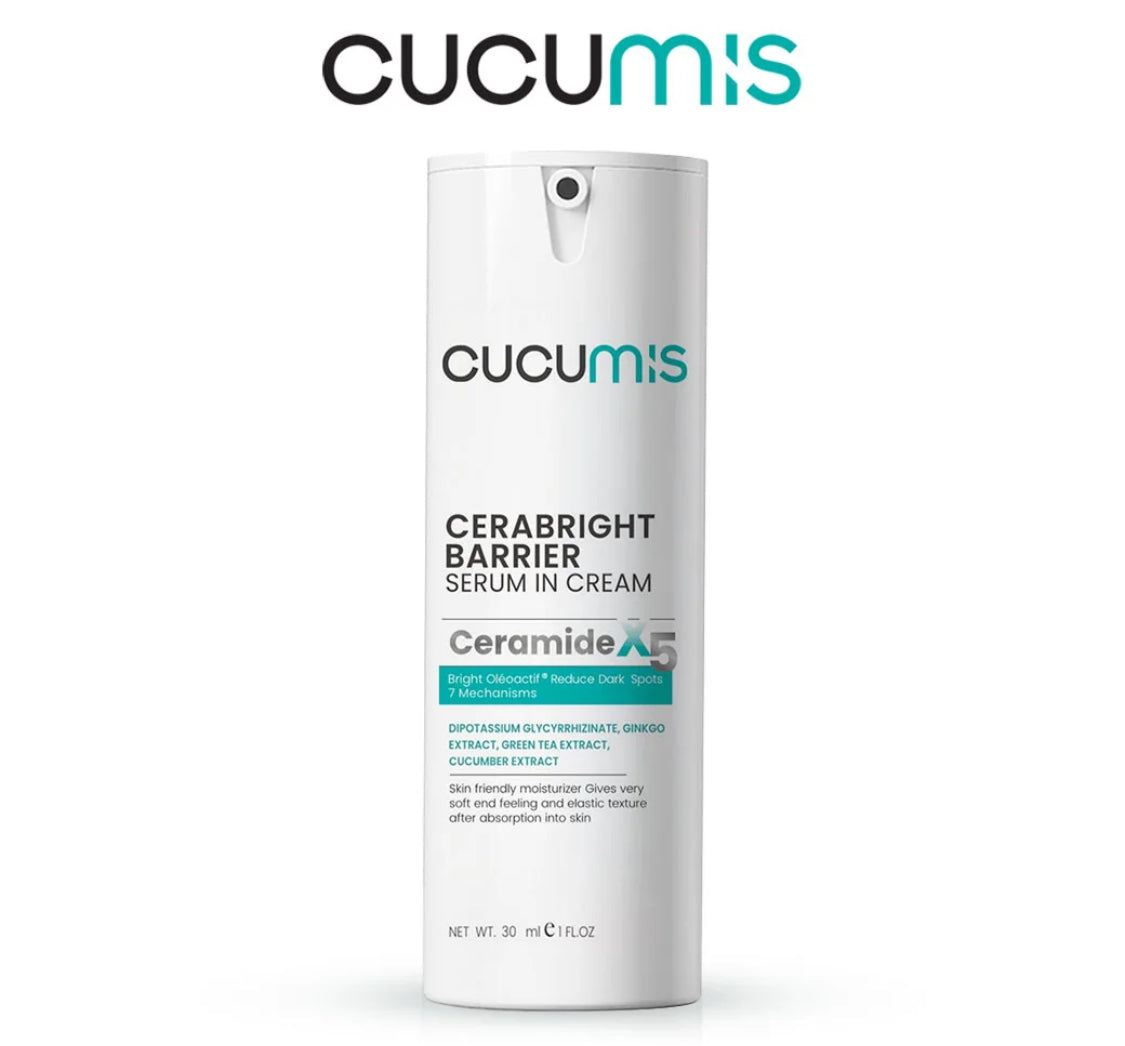 CERABRIGHT- เซราไบรท์ CUCUMIS CERABRIGHT BARRIER SESUM IN CREAM คูคูมิส เซราไบร์ท แบริเอร์ เซรั่ม อิน ครีม