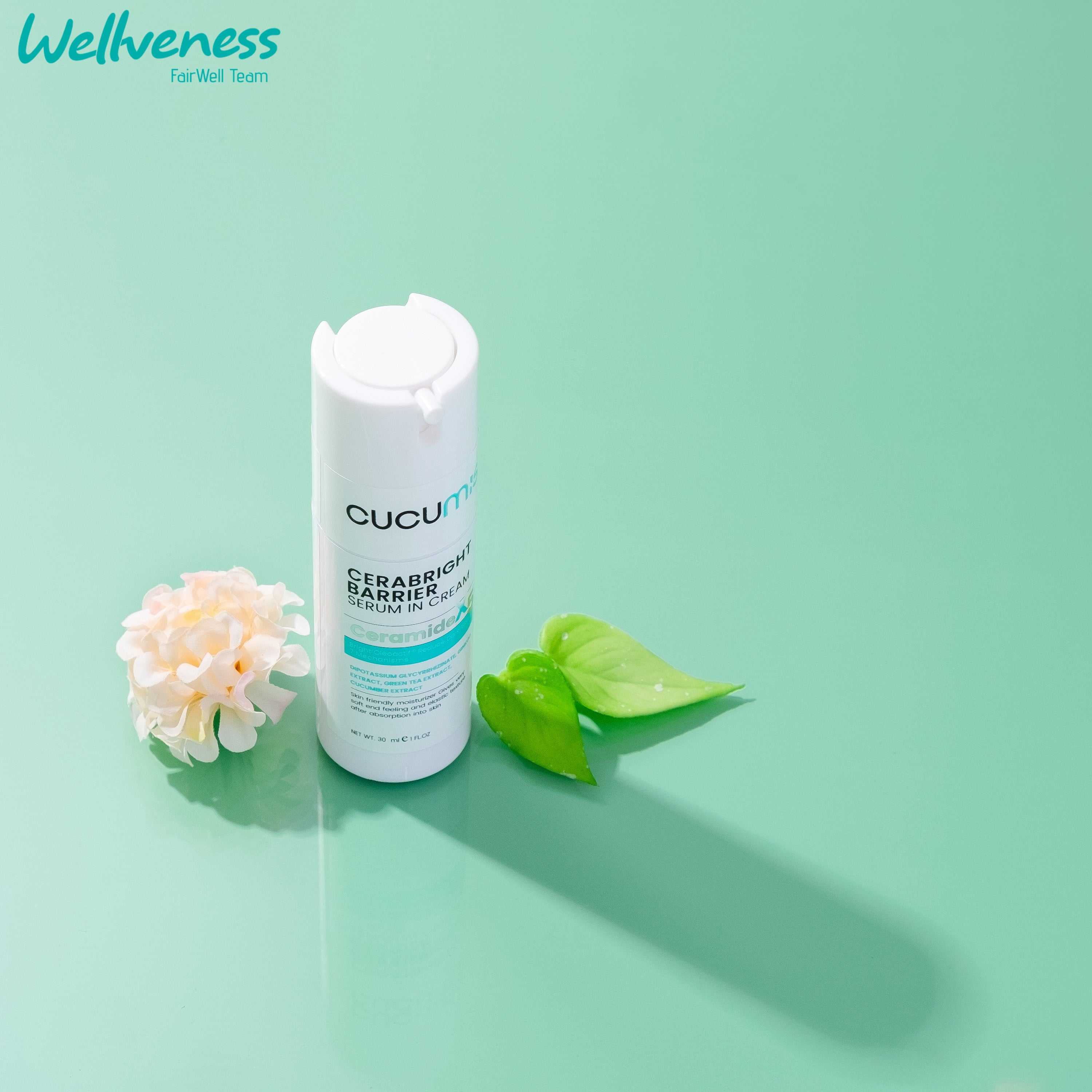 CERABRIGHT- เซราไบรท์ CUCUMIS CERABRIGHT BARRIER SESUM IN CREAM คูคูมิส เซราไบร์ท แบริเอร์ เซรั่ม อิน ครีม