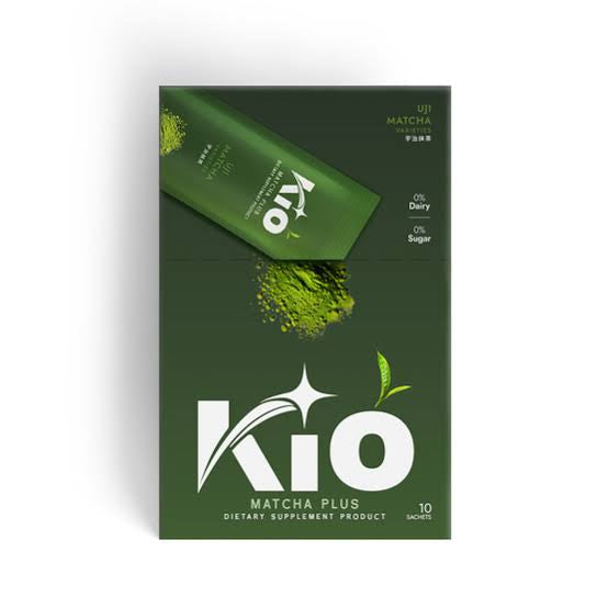 3+1 ซอง โปรไบโอติค Kio Mutcha KIO Matcha Plus มัทฉะเกรดพรีเมี่ยม ไม่ผสมน้ำตาล