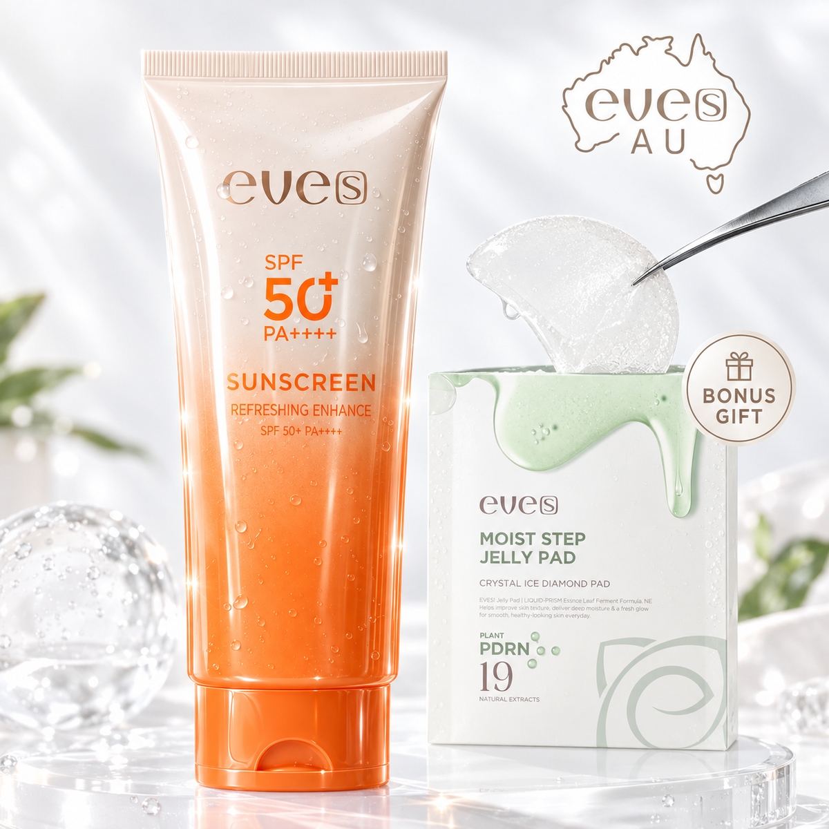 EVE'S Body Sunscreen SPF50+ PA++++ | กันแดดตัวหอมสำหรับผิวกาย
