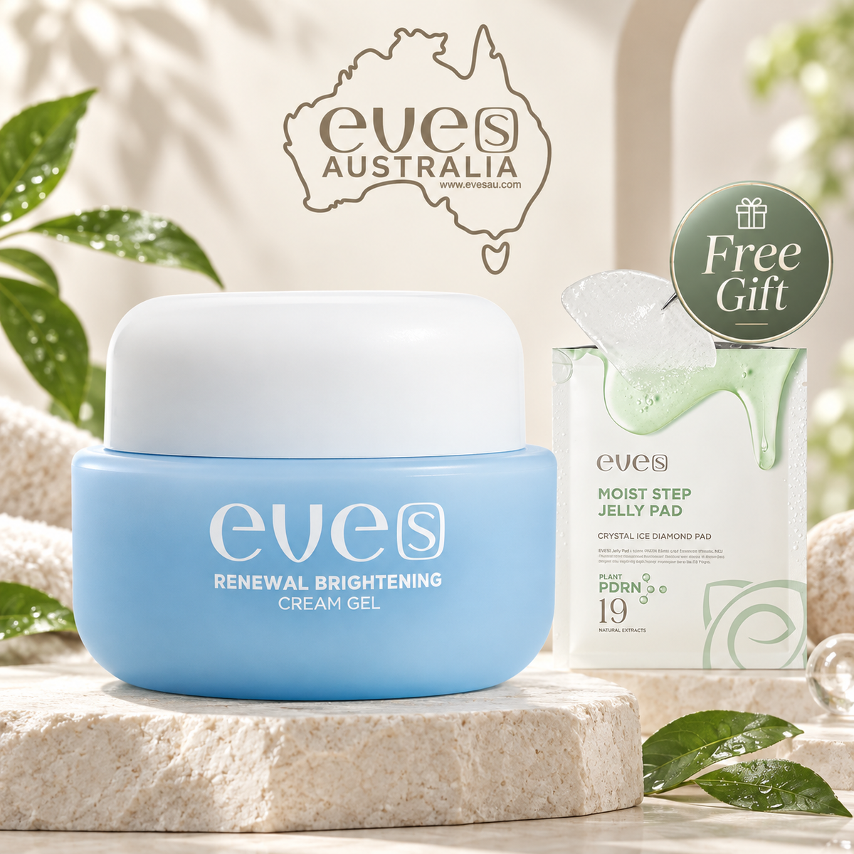 EVE’S Renewal Brightening Cream Gel | ครีมเจลอีฟส์ 20g