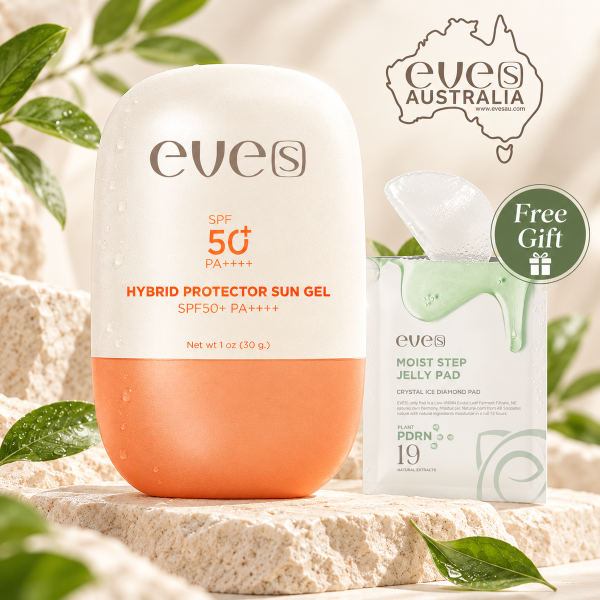 EVE'S Hybrid Protector Sun Gel SPF50+ PA++++ | ซันเจลกันแดด