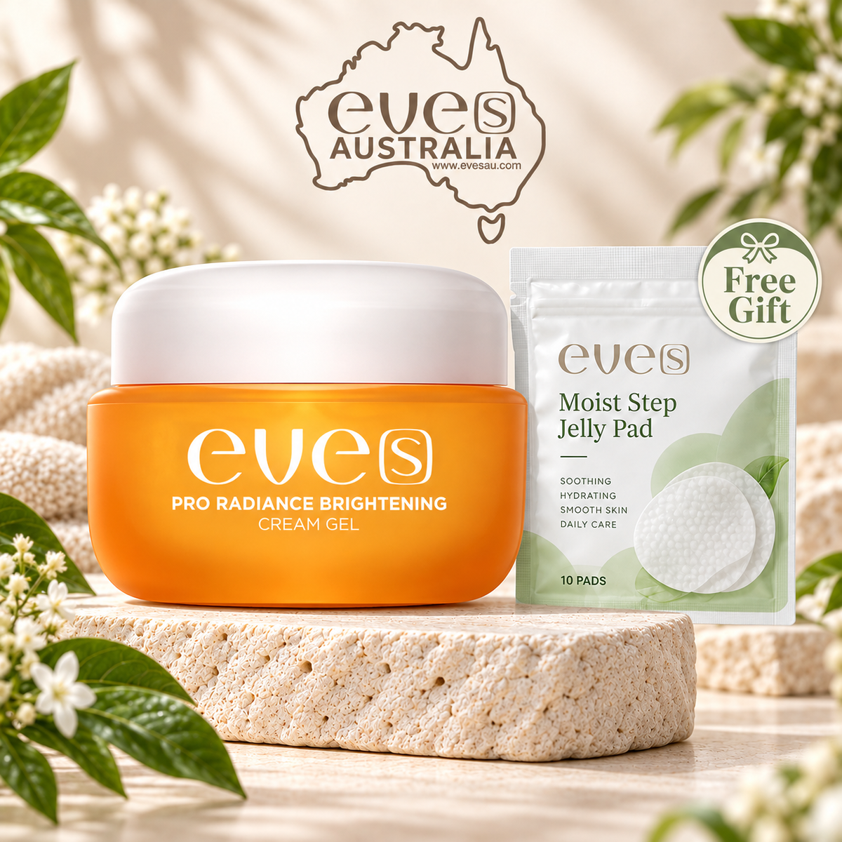 EVE'S Pro Radiance Brightening Cream Gel | ครีมเจลบำรุงผิว