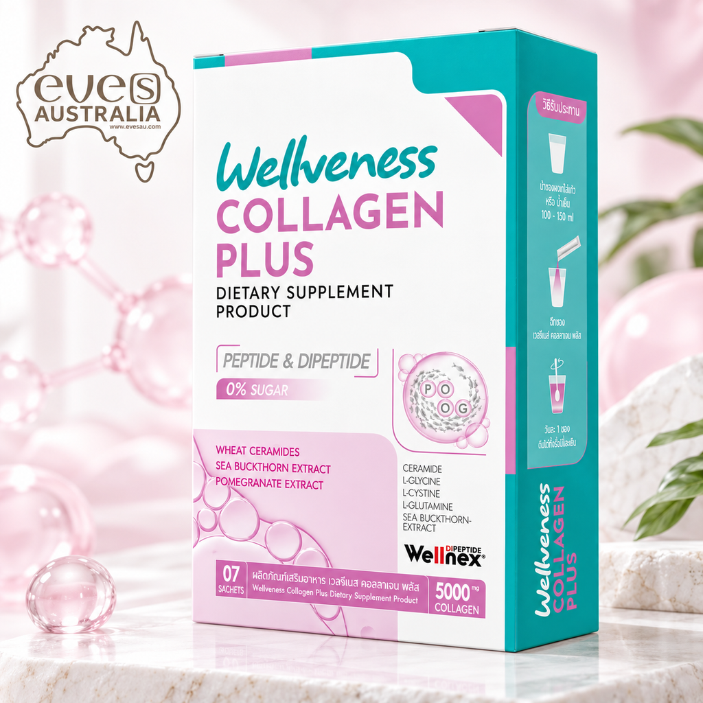 Wellveness Collagen Plus | ผลิตภัณฑ์เสริมอาหารคอลลาเจน