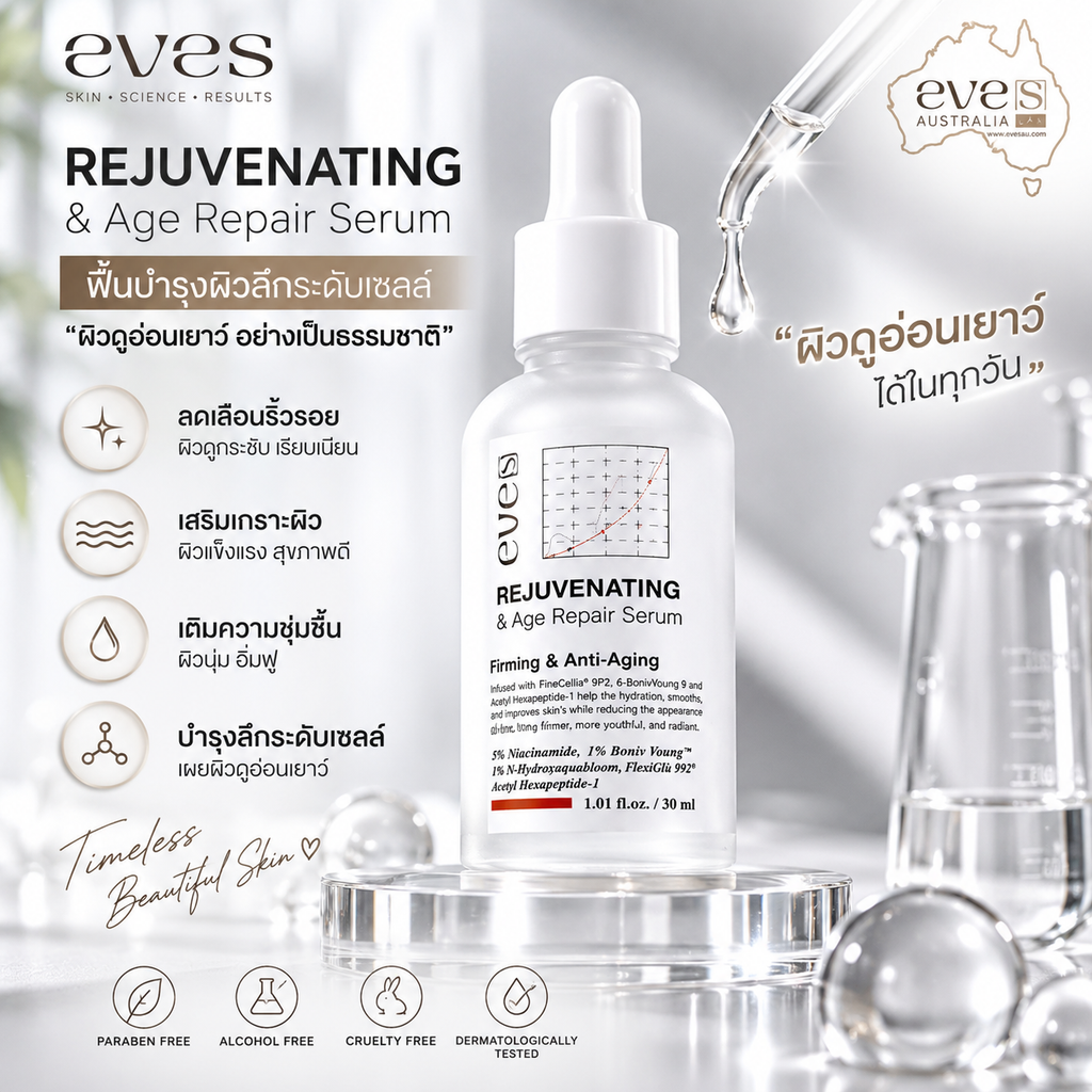 EVE'S Bomb Young PDRN Serum | เซรั่ม PDRN อีฟส์ + Bomb young 2 pcs set Australia