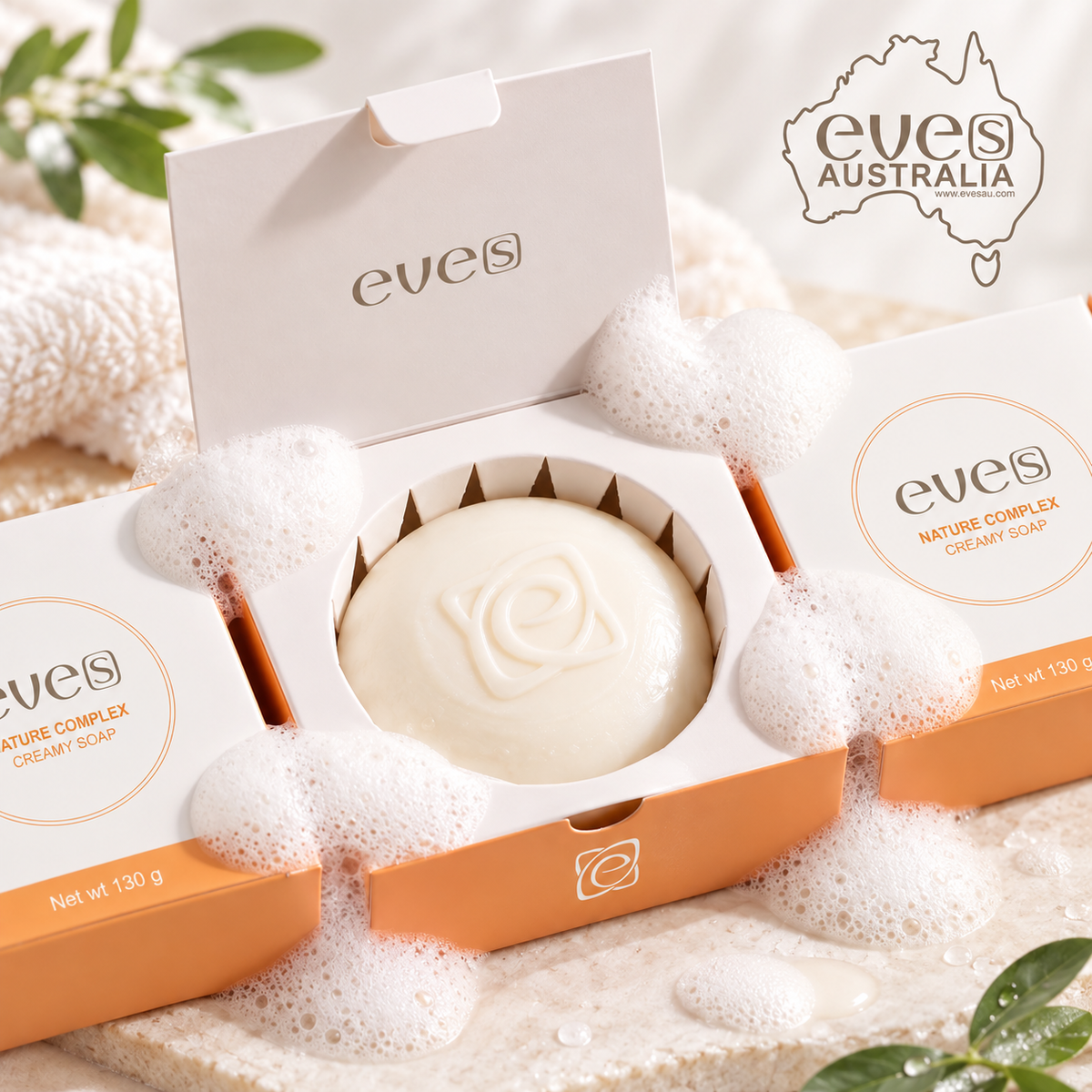 EVE'S Nature Complex Creamy Soap สบู่อีฟส์ | Eves AU Australia