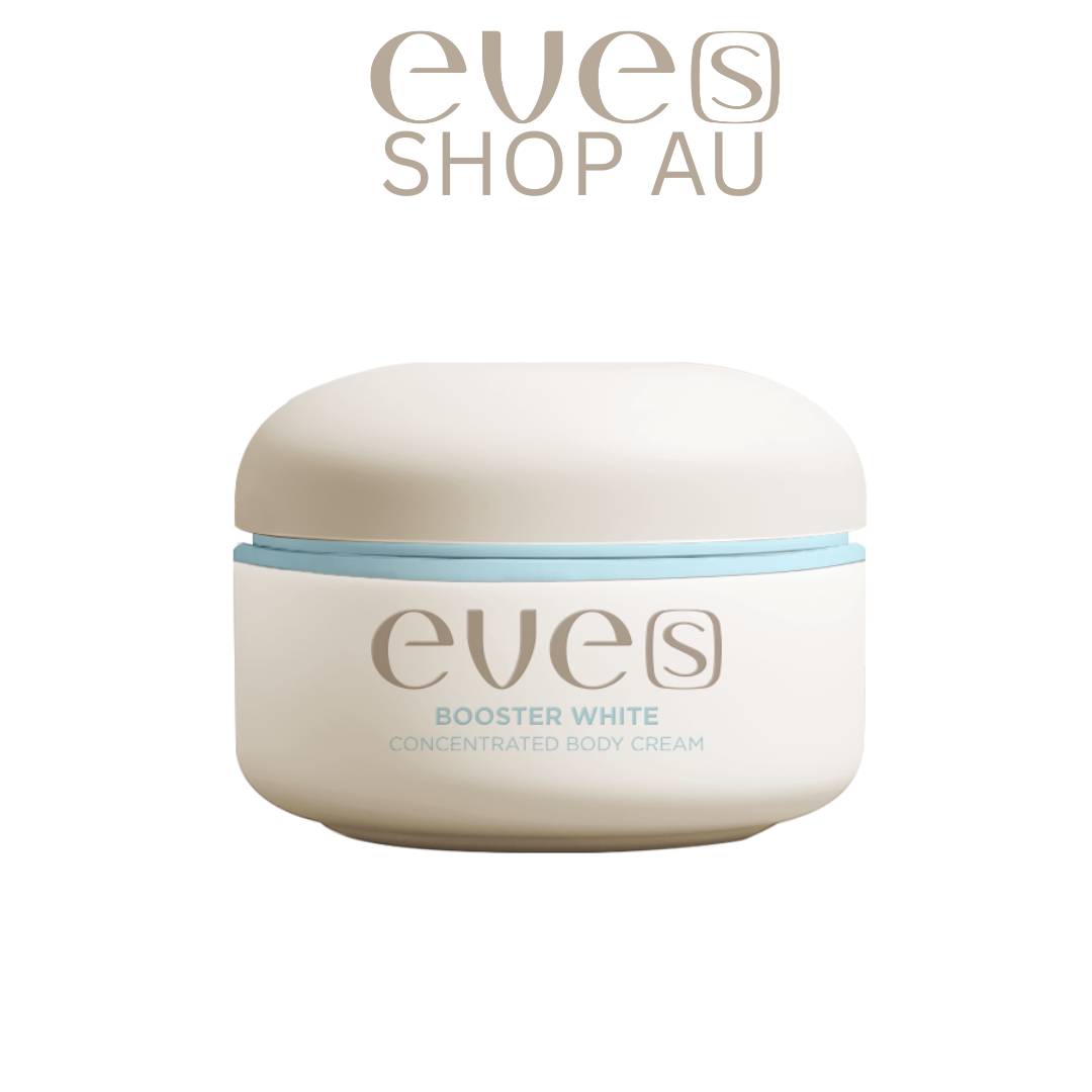 NEW !!! บูสเตอร์ ไวท์ คอนเซ็นเทรท บอดี้ ครีม EVE’S Booster White Concentrated Body Cream