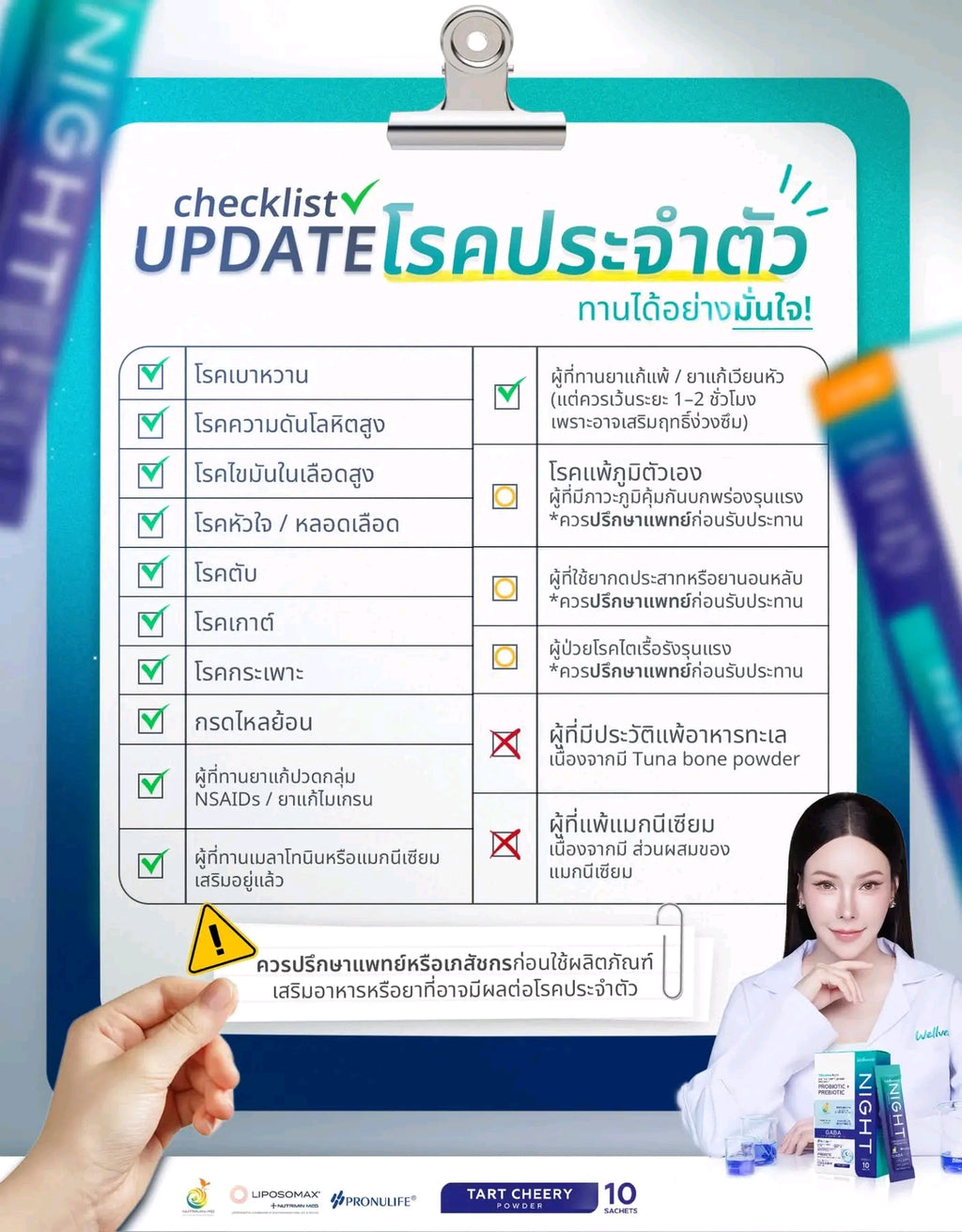 Well Night – ผลิตภัณฑ์เสริมอาหารสำหรับช่วงก่อนนอน – ภาพสินค้า 10