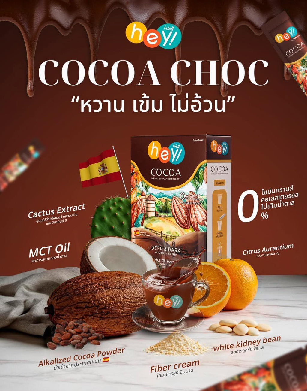 Hey! Well Cocoa เวลโกโก้ 1กล่อง