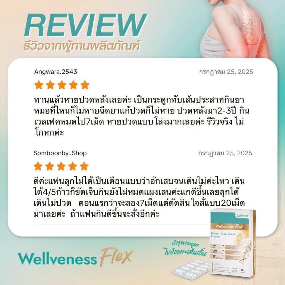Wellflex ซองใหญ่ ชุดสุดคุ้ม จ่าย 2 เหมือนได้ 3