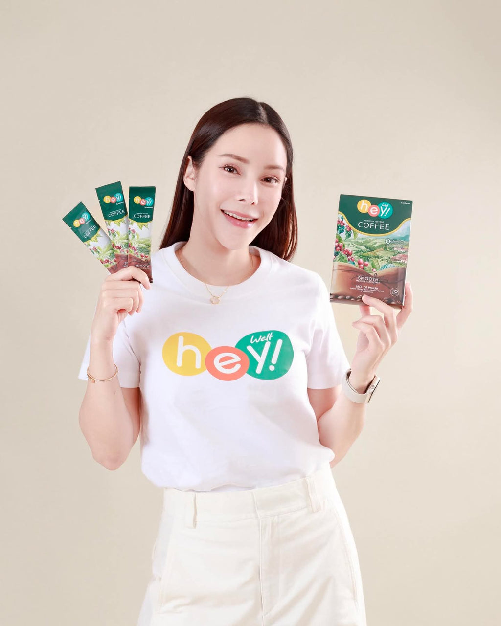 เวลคอฟฟี่ Hey! Well Coffee เวลวีเนส กาแฟเพื่อสุขภาพ กาแฟบล็อคเบรินส์ ไม่มีน้ำตาล ไม่มีครีมเทียม มีพรีไบโอติก